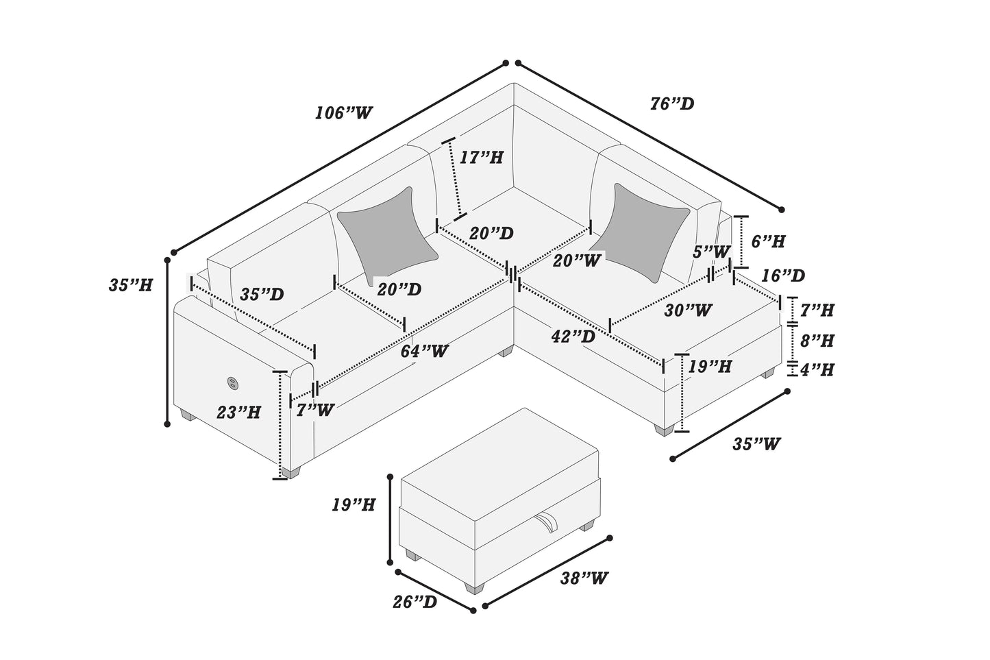 Cordelle Sectional