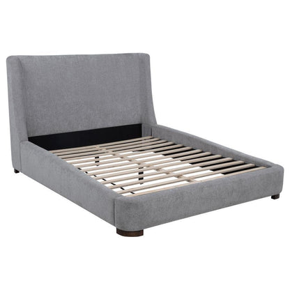 Rennes - Upholstered Wingback Platform Bed