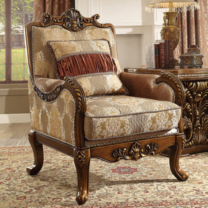HD-1601 - 3 Piece Sofa Set - Antique Brown