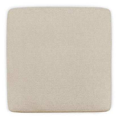 Edenfield - Oversized Accent Ottoman - Linen