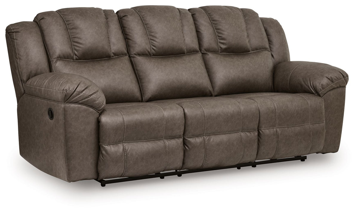 Lowilla - 2 Pc. - Reclining Sofa And Loveseat - Driftwood