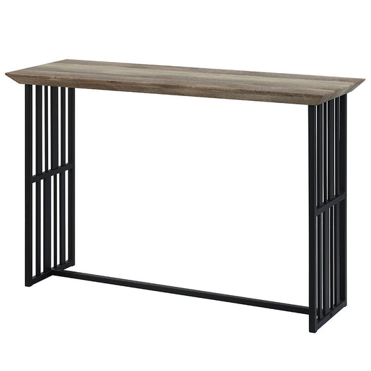 Zudora - Sofa Table - Antique Oak & Black