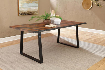 Ditman - Live Edge Dining Table - Gray Sheesham