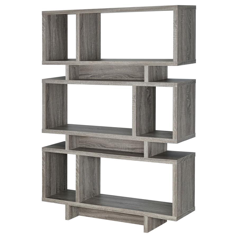 Reid - 4-Tier Open Back Bookcase