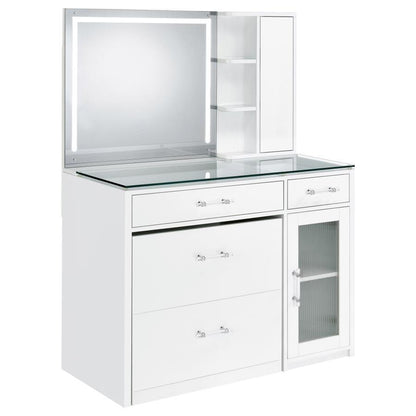 Flora - 2-Drawer Vanity Set With LED Mirror