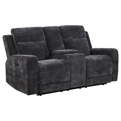 Kennett - Chenille Upholstered Power Reclining Loveseat