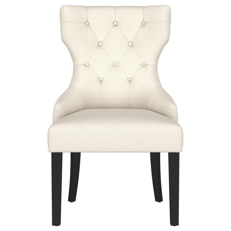 Baney - Upholstered Parson Dining Side Chair With Tufted Back