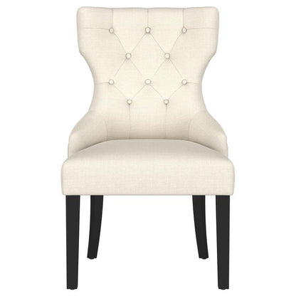 Baney - Upholstered Parson Dining Side Chair With Tufted Back