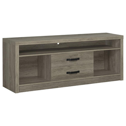 Burke - 3 Piece Entertainment Center - Gray Driftwood