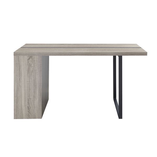 Patwin - Dining Table - Gray Oak & Black Finish