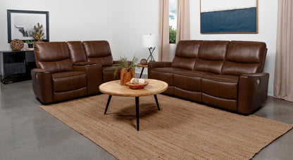 Greenfield - Upholstered Power Reclining Sofa Set