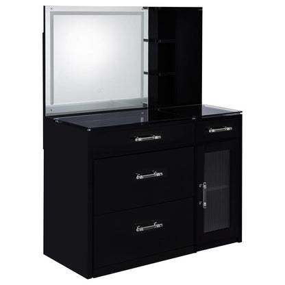 Flora - 2-Drawer Vanity Set With LED Mirror
