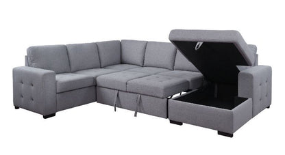 Nardo - Sectional Sofa - Gray Fabric