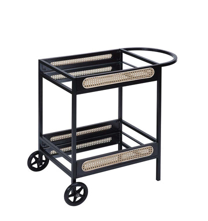 Colson - Serving Cart - Black Finish