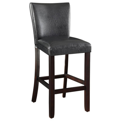 Alberton - Leatherette Upholstered Bar Chair (Set of 2) - Black