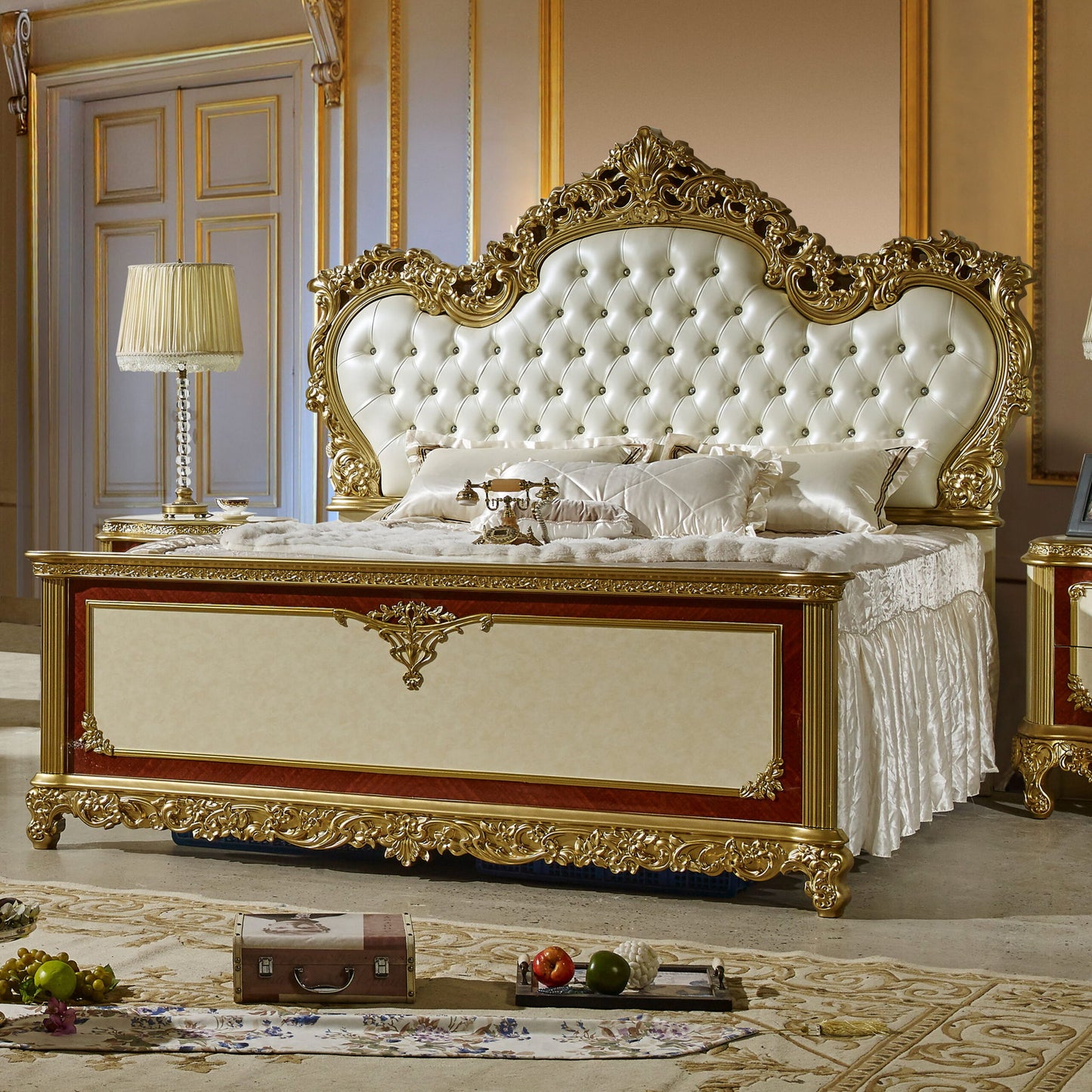 HD-5138 - California King Bed - Beige