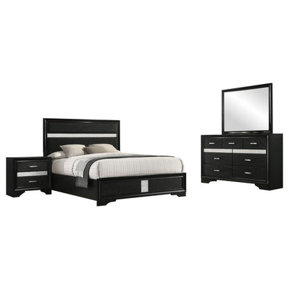 Miranda - Panel Bedroom Set - Black