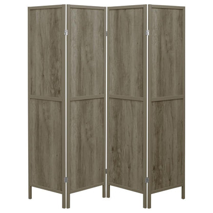 Deepika - 4-Panel Solid Design Folding Screen