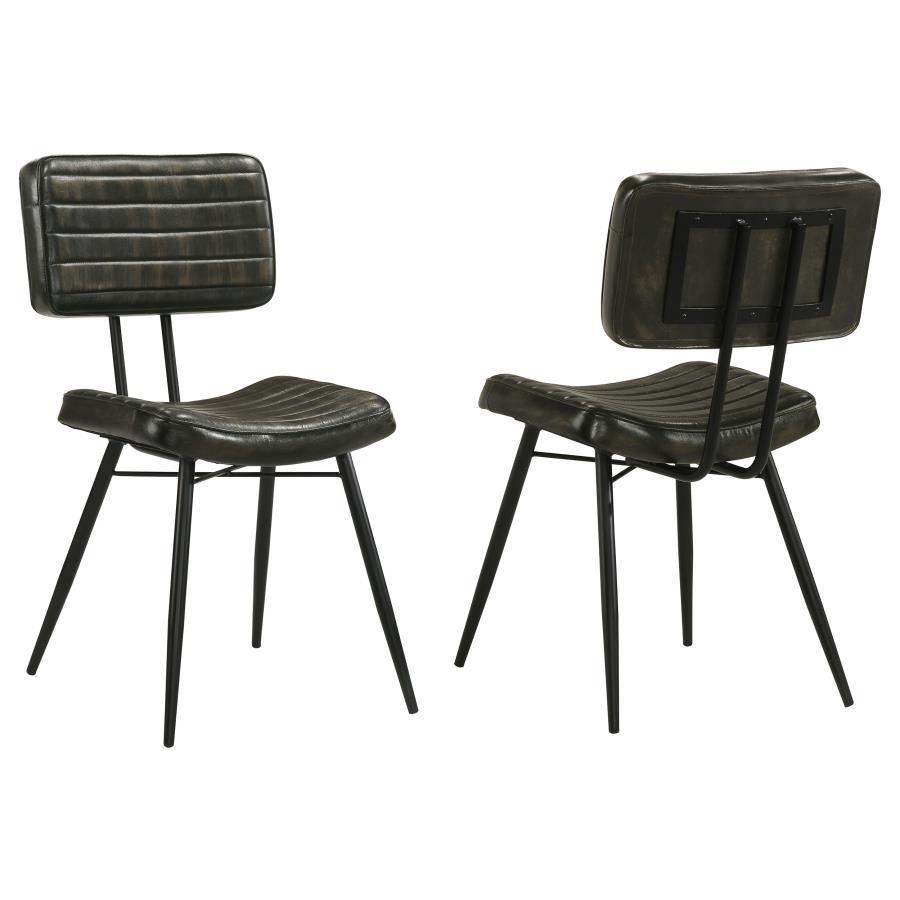 Misty - Leather Upholstered Dining Chair (Set of 2)