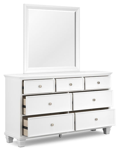 Fortman - White - Dresser And Mirror