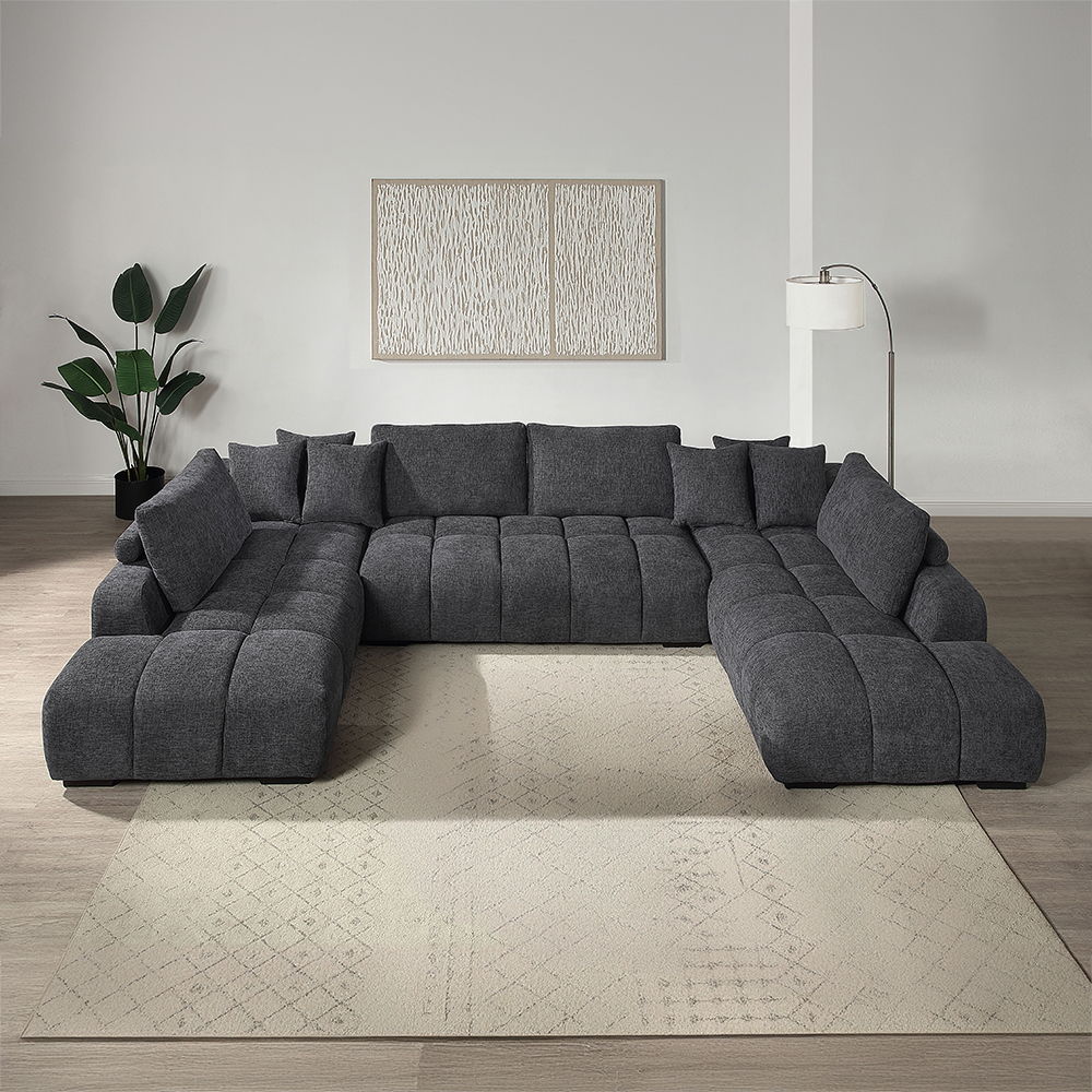 Chosen - Sectional Sofa With 3 Pillows