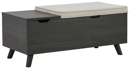 Yarlow - Dark Gray - Storage Bench