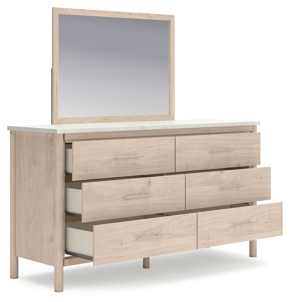 Cadmori - Two-tone - Dresser And Mirror