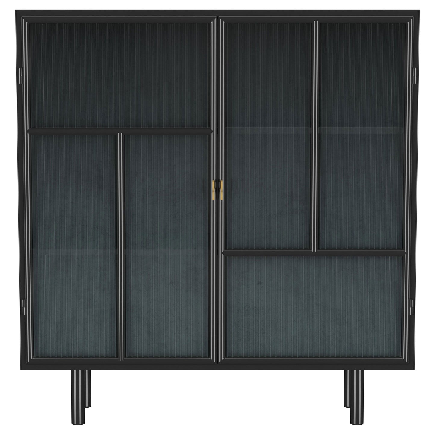 Dalia - 2-Door Accent Storage Cabinet With Shelving - Black