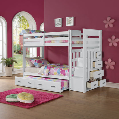 Allentown - Bunk Bed w/Storage Ladder & Trundle