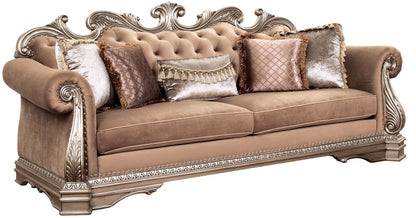 Northville - Sofa - Velvet & Antique Silver