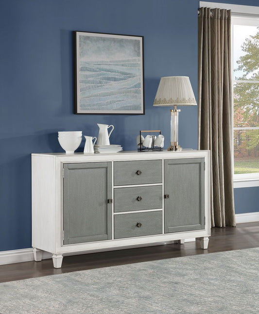 Katia - Server - Rustic Gray & Weathered White