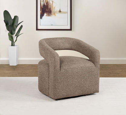 Westhill - Boucle Upholstered Swivel Accent Chair