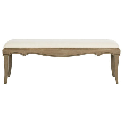 Revello - Upholstered Bench - Washed Mango