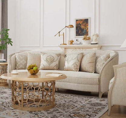 HD-7005 - Sofa - Beige / Gold