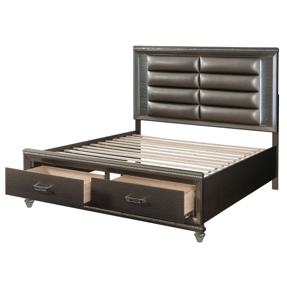 Sadie - Bed w/Storage (LED)