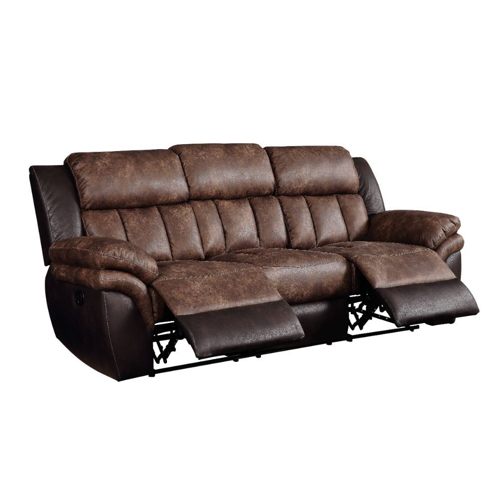 Jaylen - Sofa - Toffee & Espresso Polished Microfiber