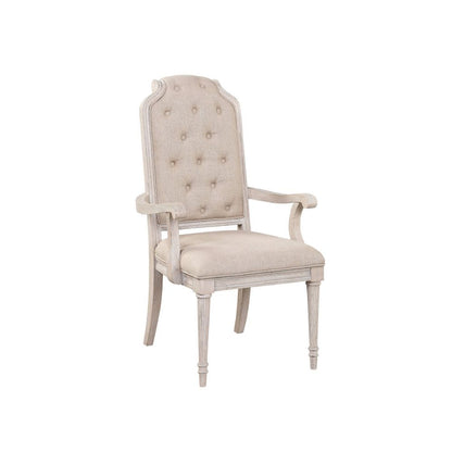 Wynsor - Chair (Set of 2) - Fabric & Antique Champagne