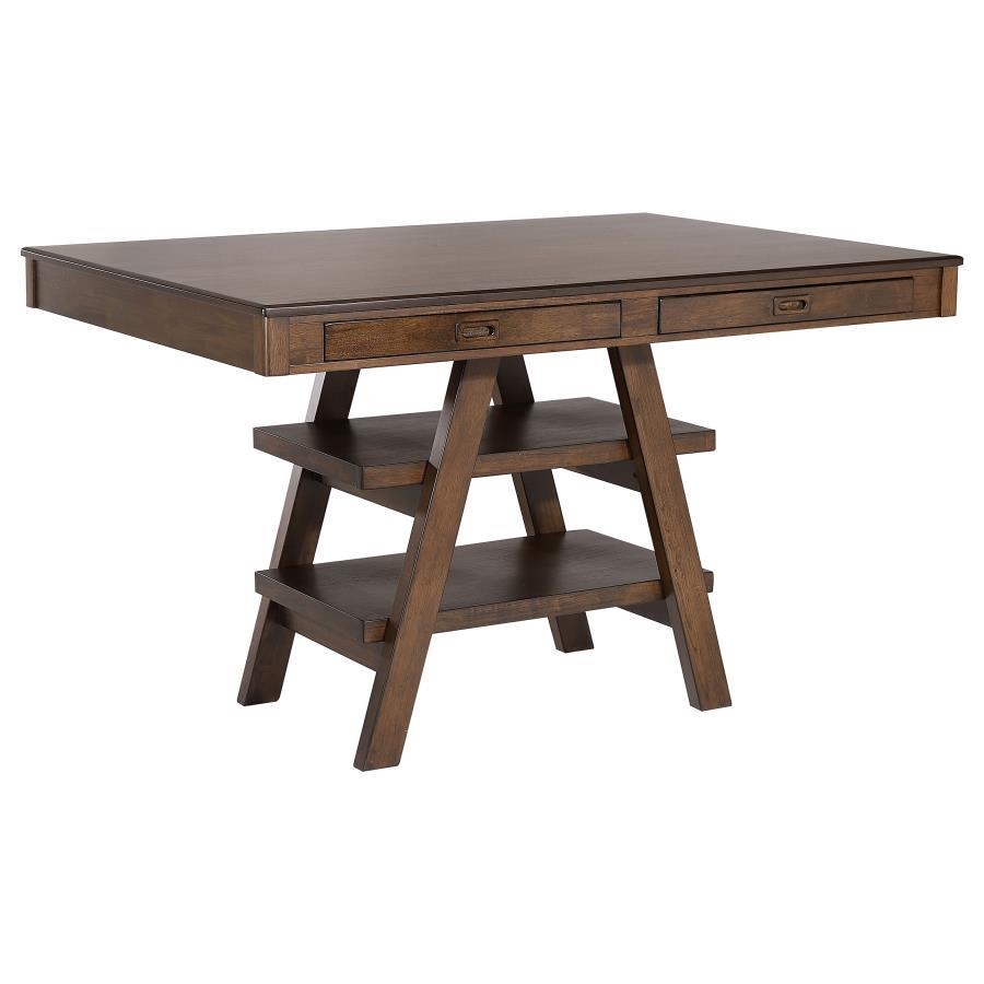 Dewey - Rectangular Counter Height Dining Table - Walnut