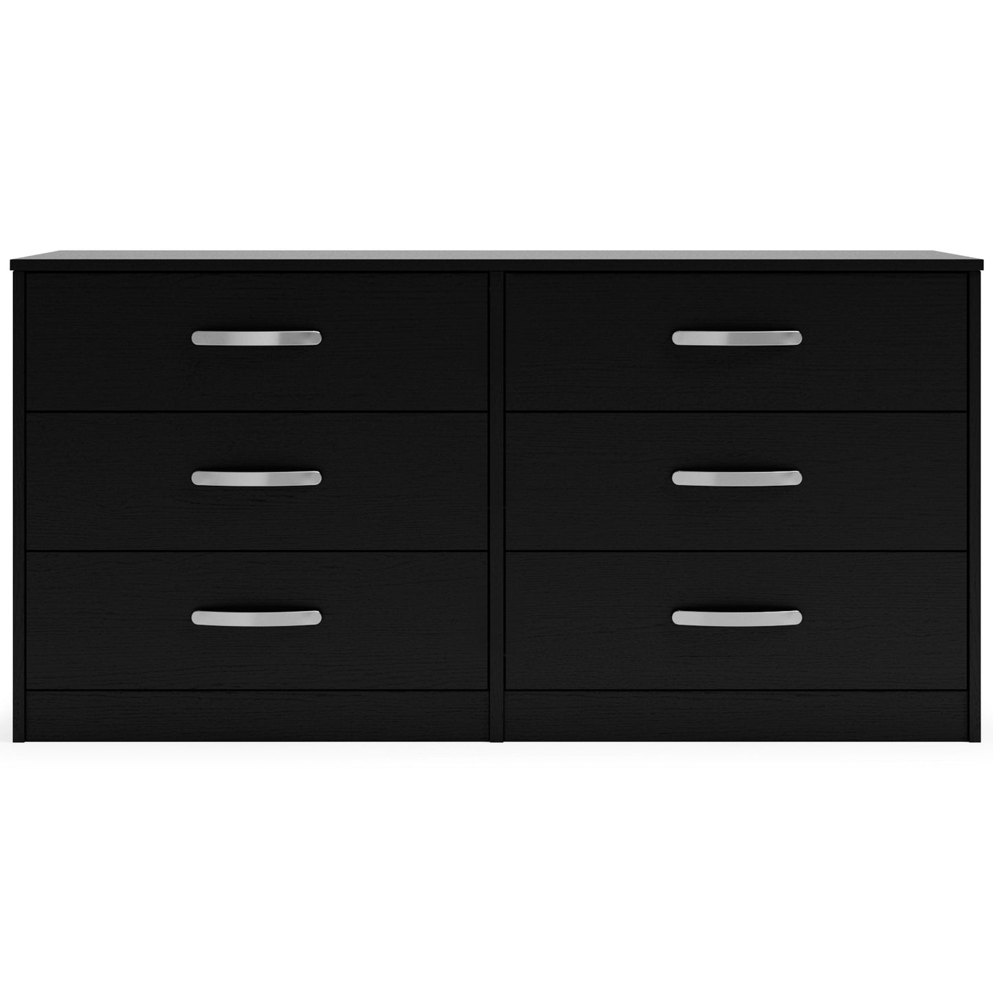 Finch - Black - Six Drawer Dresser - 29'' Height