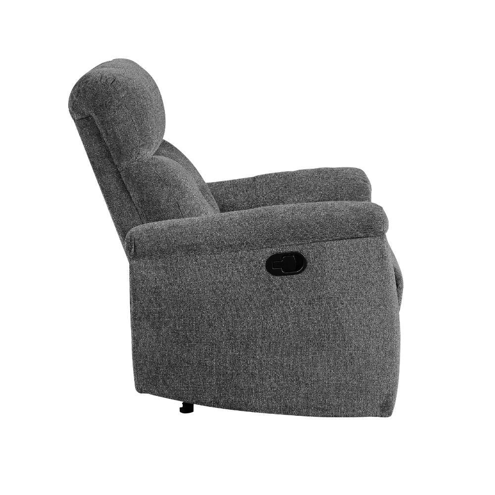 Treyton - Recliner - Gray Chenille