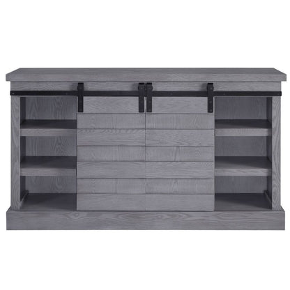 Amrita - TV Stand - Gray Oak