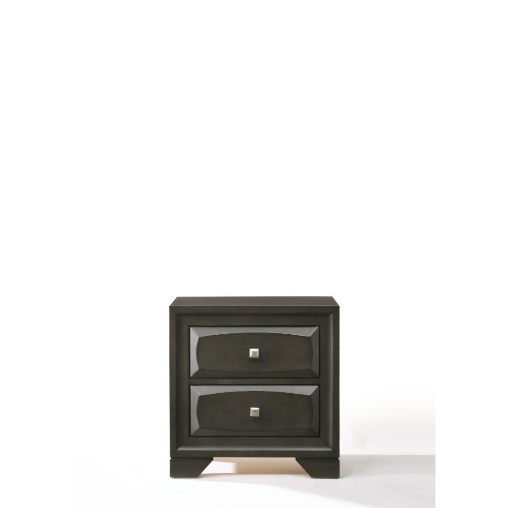 Soteris - Nightstand - Antique Gray