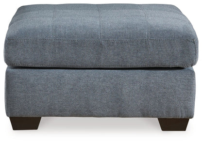 Marleton - Oversized Accent Ottoman - Denim