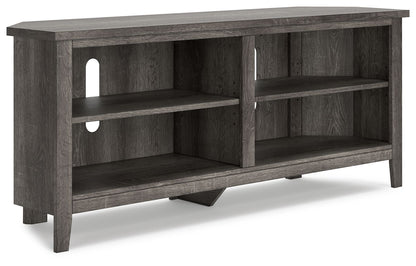 Arlenbry - Gray - Medium Corner TV Stand