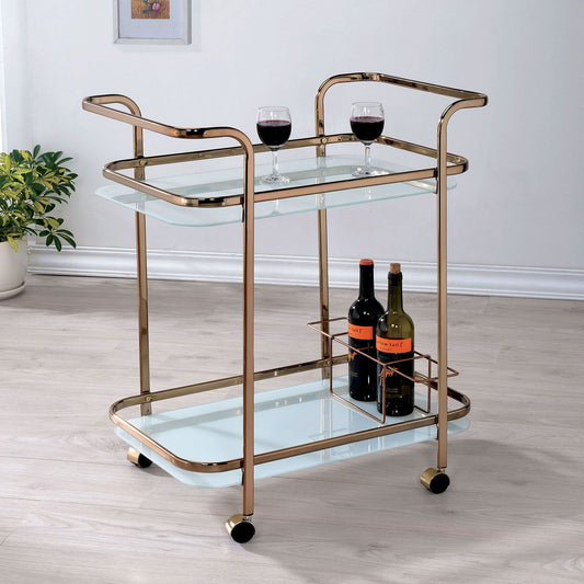 Tiana - Serving Cart - Champagne