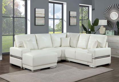 Althea - Sectional - White