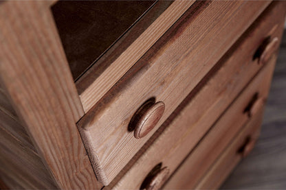 Lea - Media Chest - Mahogany