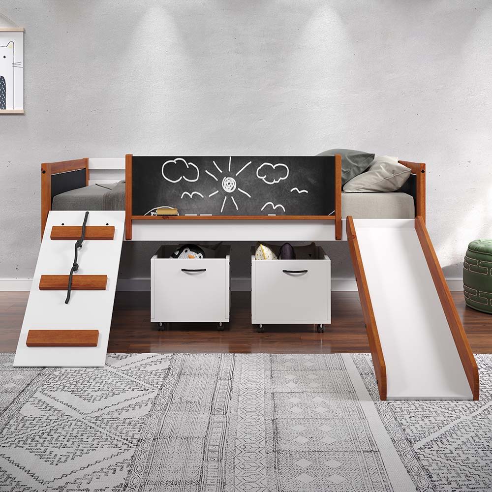 Aurea - Storage - Cherry Oak & White Finish