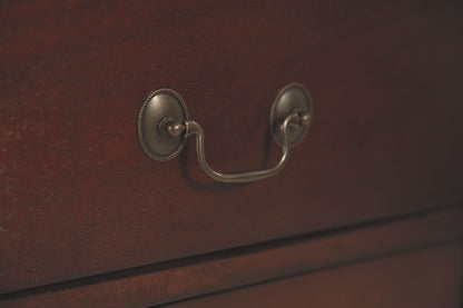 Alisdair - Two Drawer Night Stand - Reddish Brown