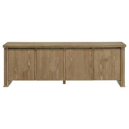 Adina - 70" TV Stand Media Console - Distressed Light Brown